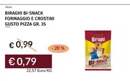 Prezzemolo e Vitale Biraghi Bi-Snack Formaggio e Crostini offerta