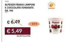Prezzemolo e Vitale Alpeker Franui lamponi e cioccolato fondente offerta