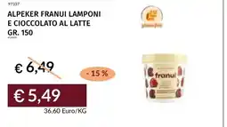 Prezzemolo e Vitale Alpeker Franui lamponi e cioccolato al latte offerta