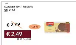 Prezzemolo e Vitale Loacker Tortina Dark offerta