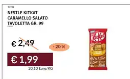 Prezzemolo e Vitale Nestlé KitKat Caramello Salato offerta