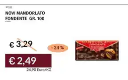 Prezzemolo e Vitale Novi mandorlato fondente offerta