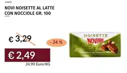 Prezzemolo e Vitale Noisette al latte con nocciole offerta