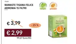 Prezzemolo e Vitale Namaste tisana felice armonia offerta