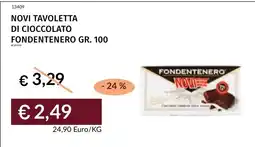 Prezzemolo e Vitale Novi Tavoletta di Cioccolato Fondentenero offerta
