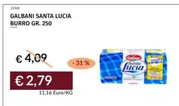 Prezzemolo e Vitale Galbani Santa Lucia burro offerta