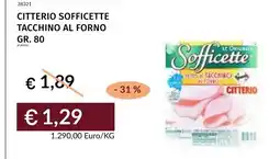Prezzemolo e Vitale Sofficette tacchino al forno offerta