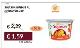 Prezzemolo e Vitale Sojasun bifidus al mango offerta
