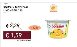 Prezzemolo e Vitale Sojasun bifidus al limone offerta
