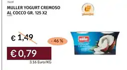 Prezzemolo e Vitale Müller yogurt cremoso al cocco offerta