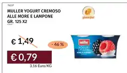 Prezzemolo e Vitale Müller yogurt cremoso alle more e lampone offerta