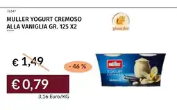 Prezzemolo e Vitale Muller Yogurt Cremoso alla Vaniglia offerta