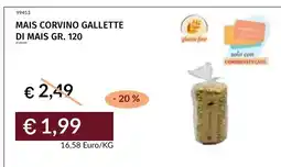 Prezzemolo e Vitale Mais Corvino Gallette di Mais offerta