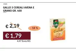 Prezzemolo e Vitale Gallo 3 Cereali Avena e Grano offerta