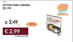 Prezzemolo e Vitale Guttiau Pane Carasau offerta