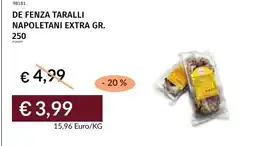 Prezzemolo e Vitale De Fenza taralli napoletani extra gr. offerta
