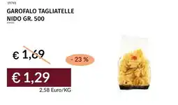 Prezzemolo e Vitale Garofalo tagliatelle nido offerta