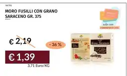 Prezzemolo e Vitale Moro fusilli con grano saraceno offerta