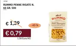 Prezzemolo e Vitale Rummo penne rigate n. offerta