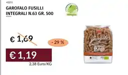 Prezzemolo e Vitale Garofalo fusilli integrali offerta