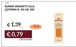 Prezzemolo e Vitale Rummo Spaghetti alla Chitarra offerta