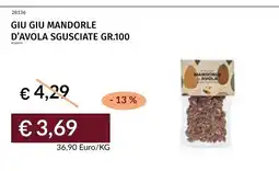 Prezzemolo e Vitale Giu Giu mandorle d'avola sgusciate offerta