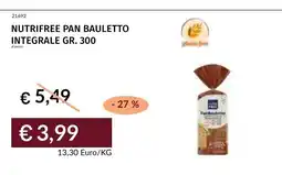 Prezzemolo e Vitale Nutrifree pan bauletto integrale offerta