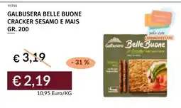 Prezzemolo e Vitale Galbusera Belle Buone Cracker Sesamo e Mais offerta