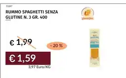 Prezzemolo e Vitale Rummo spaghetti senza glutine n. 3 offerta