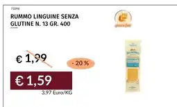 Prezzemolo e Vitale Rummo linguine senza glutine offerta