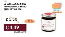 Prezzemolo e Vitale Pomodoro Ciliegino Semi-Dry P&V offerta