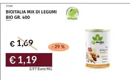 Prezzemolo e Vitale Bioitalia mix di legumi offerta