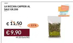 Prezzemolo e Vitale La Nicchia capperi al sale offerta