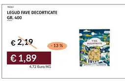Prezzemolo e Vitale Legud fave decorticate offerta
