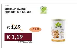 Prezzemolo e Vitale Bioitalia fagioli borlotti bio offerta
