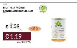 Prezzemolo e Vitale Bioitalia fagioli cannellini bio offerta
