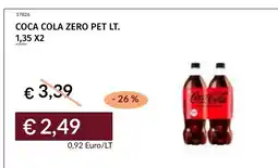 Prezzemolo e Vitale Coca Cola Zero Pet Lt. offerta