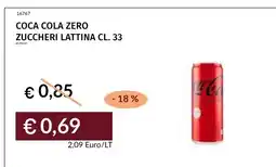 Prezzemolo e Vitale Coca Cola Zero offerta