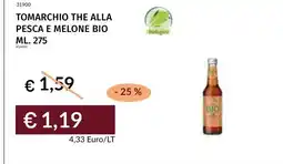 Prezzemolo e Vitale Tomarchio the alla pesca e melone bio offerta