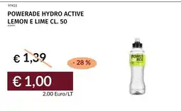 Prezzemolo e Vitale Powerade Hydro Active Lemon E Lime offerta