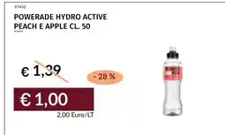 Prezzemolo e Vitale Powerade Hydro Active Peach E Apple offerta