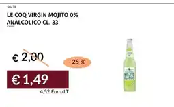 Prezzemolo e Vitale Le Coq Virgin Mojito 0% analcolico offerta