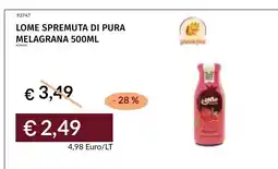 Prezzemolo e Vitale Lome spremuta di pura melagrana offerta