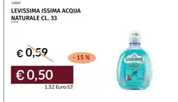 Prezzemolo e Vitale Acqua naturale Levissima offerta