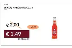 Prezzemolo e Vitale Le Coq Margarita offerta