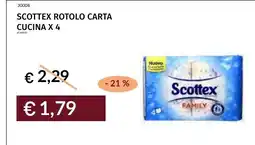 Prezzemolo e Vitale Scottex rotolo carta cucina offerta