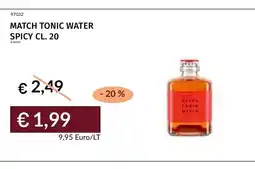 Prezzemolo e Vitale Match tonic water spicy cl. 20 offerta