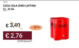 Prezzemolo e Vitale Coca Cola Zero lattina offerta