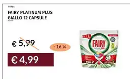 Prezzemolo e Vitale Fairy platinum plus giallo offerta