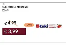 Prezzemolo e Vitale Cuki rotolo alluminio offerta